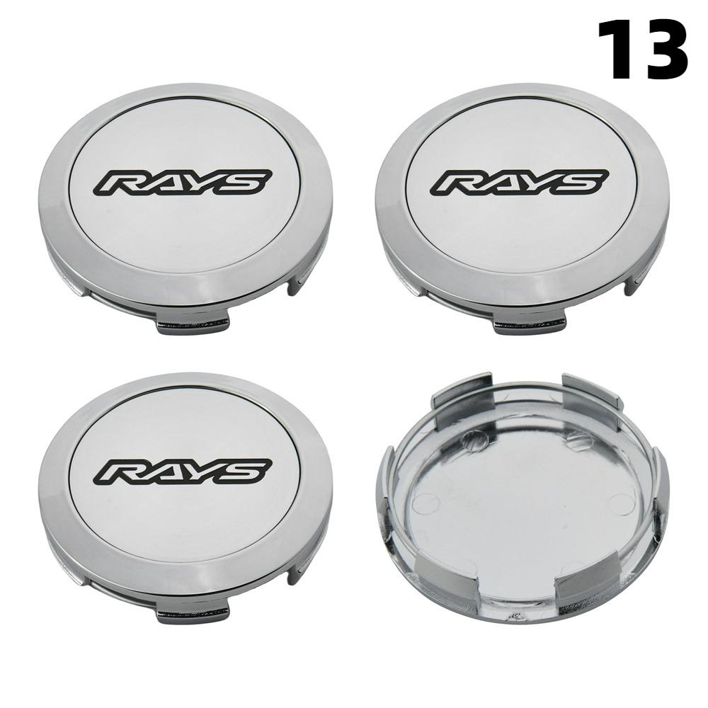 4 STKS 64 MM Buiten Diameter / 62 MM Binnen Diameter Velgdopjes RAYS VOLK VR GRAM Logo Wiel Center Dop Wieldeksel Naafdoppen Sportauto Band Accessoires