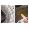 Waterproof Tire Paint Pen Automotive Marking Pen White Yellow Rainproof Car Decorations Oil-Based Automotive Tire Painting Tools