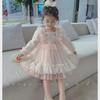 2024 Mädchen Langarm Prinzessinnenkleid für Frühling und Herbst - Trendy Kindermode