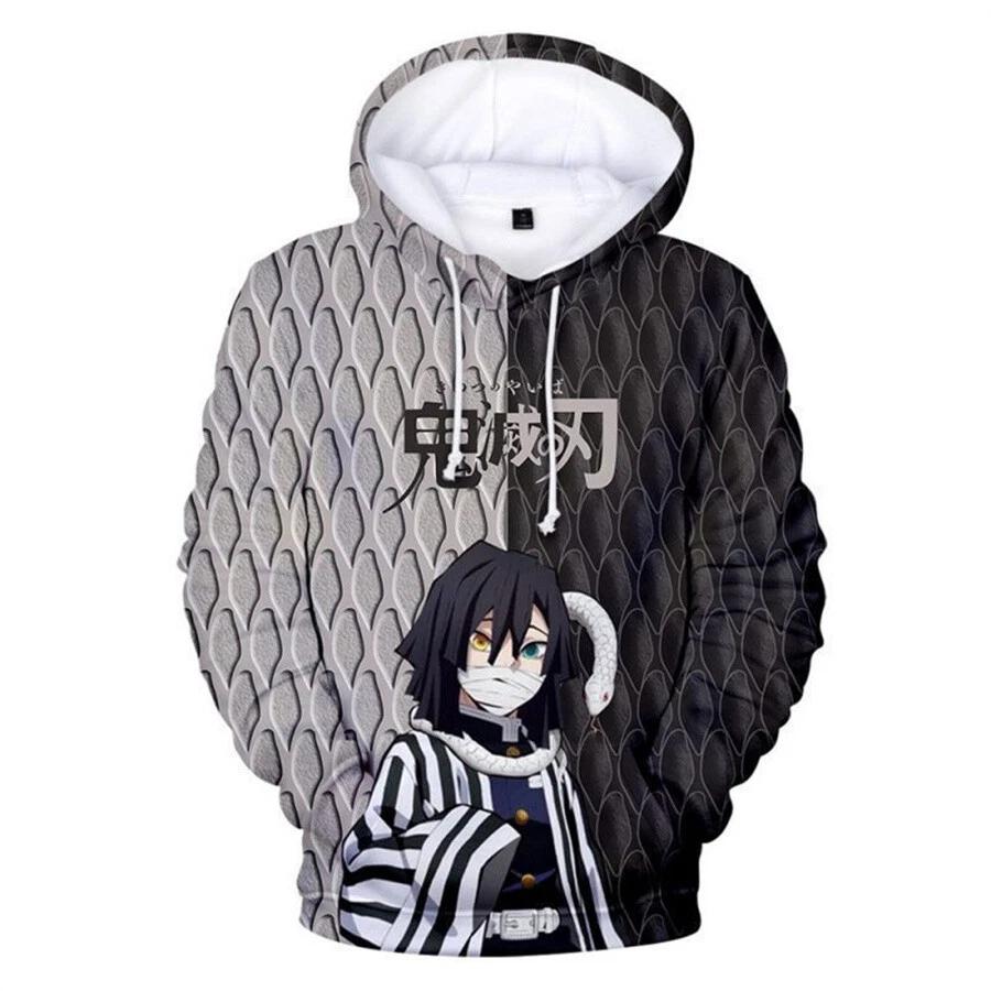 Demon Slayer Tanjirou Nezuko Kochou Shinobu Agatsuma Zenitsu Tröja Cos Hoodie