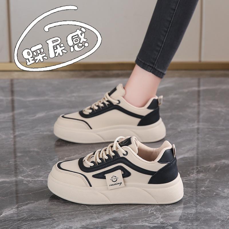 Putian sports shoes autumn size soft-soled dad shoes are not tired, pregnant women s casual board shoes 34 чёрный