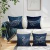 Striped Marine Creatures Cushion Covers Pillowcase Home Decor Bedroom Sofa Cushion Cover Living Room Car Home Decor