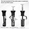 Kit de boulons de fixation pour siège de toilette robuste Acier inoxydable Boulon pour réservoir de toilette Vis de charnière Boulon rétractable pour couvercle de toilette