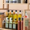 Yousheng 3-Tier Bamboo Spice Rack Seasoning Jars Holder Large Capacity Easy Assembly Kitchen Countertop Spice Bottle Container Organizer