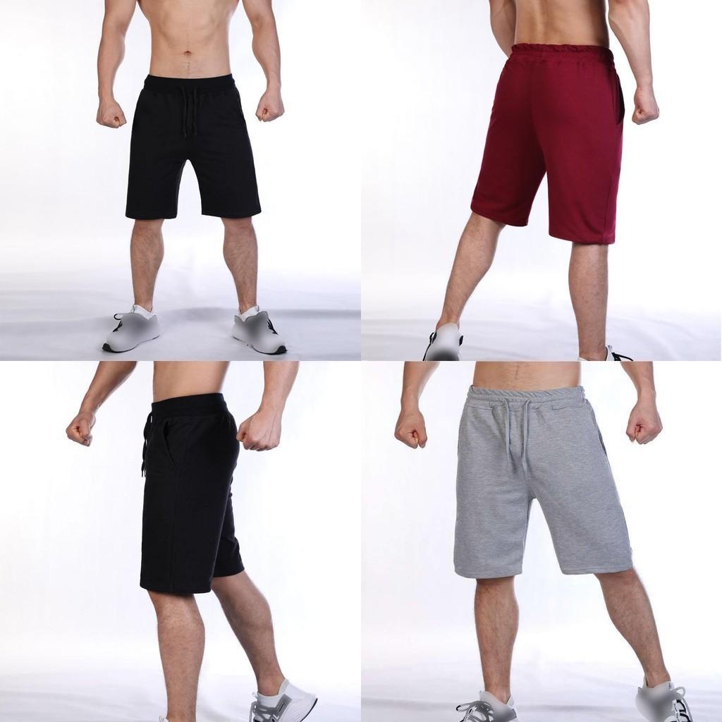 Mens Plain Elasticated Gym Shorts Comfy Sports Jogging Trousers S-3xl Black