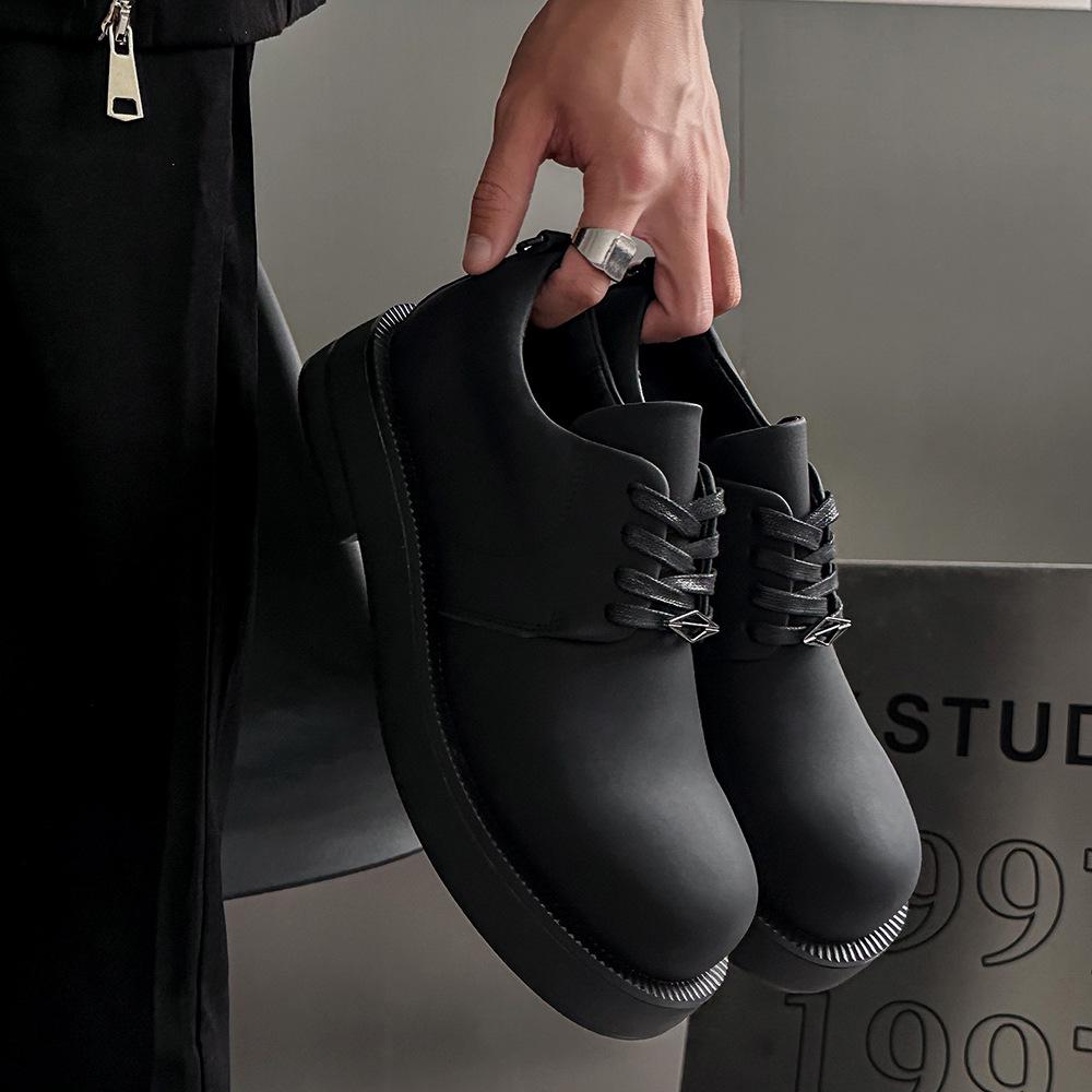 

Нишевые мужские туфли дерби с большой головой - Темный британский тренд, 2024 44