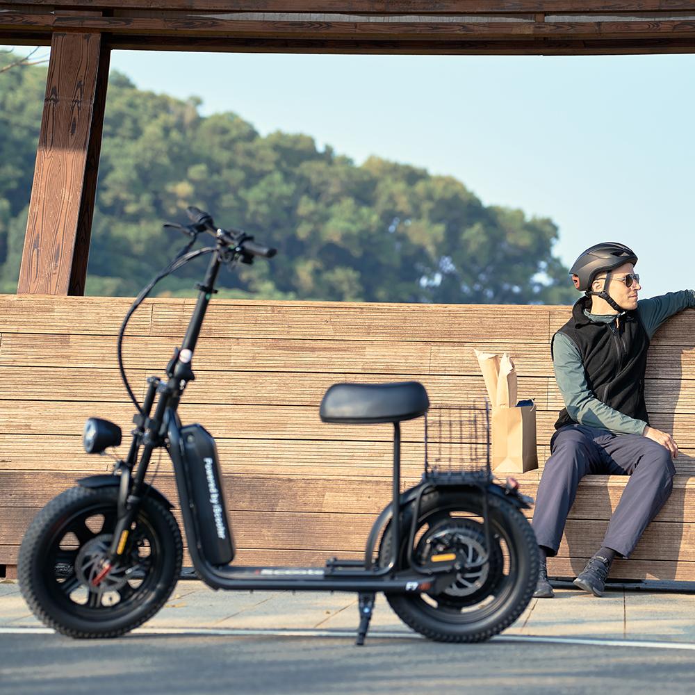 iScooter F7 1000W Electric Scooter With 16-inch Pneumatic Snow Tires, 48V/10.4Ah Battery, 45km/h Top Speed, And 64km Range