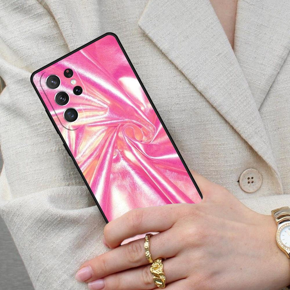 Iridescent Holographic Art Cell Phone Case for Samsung Galaxy S26 Ultra S25 S24 S23 S22 S21 S20 Note10 Cover