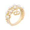 Logo Metal Ring Women Jewelry Gold POIZON202406432