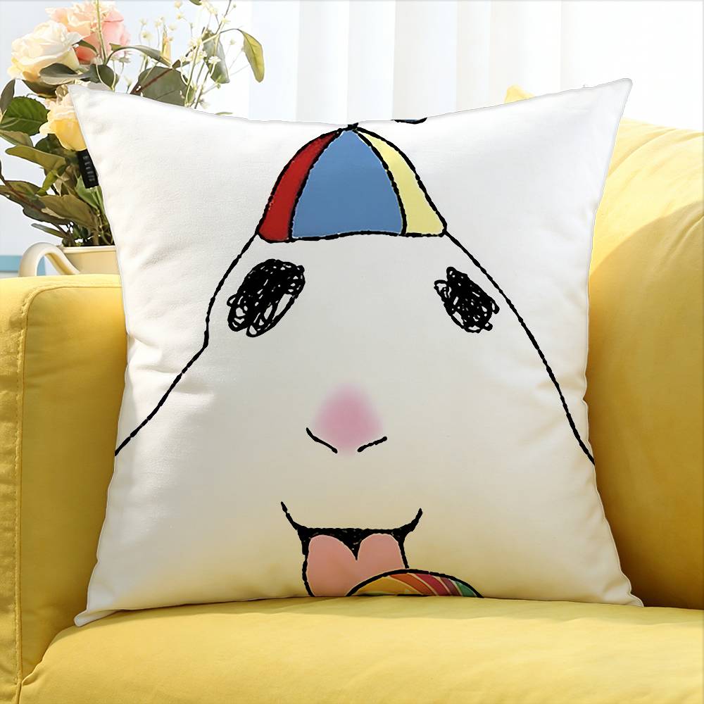 

Hamster Caveman World Various Sizes Square Pillow Case For Car Home Bedchamber Decor 30X30cm