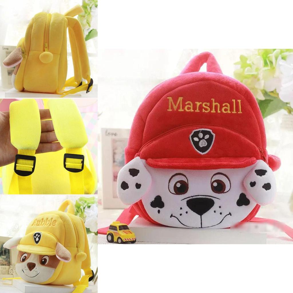 Cute Paw Patrol Mini Backpack Soft Plush Shoulderbag For Boys Girls Gift