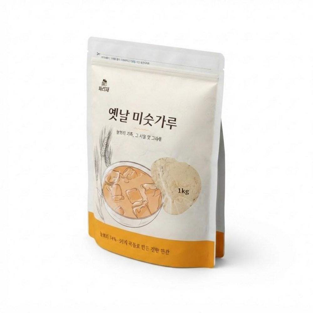 Ssarijae Domestic Barley Traditional Misugaru Meal Replacement Protein Shake Seonsik for Pregnant Women 1 pcs 1kg Ingredients | 1 pcs 1kg