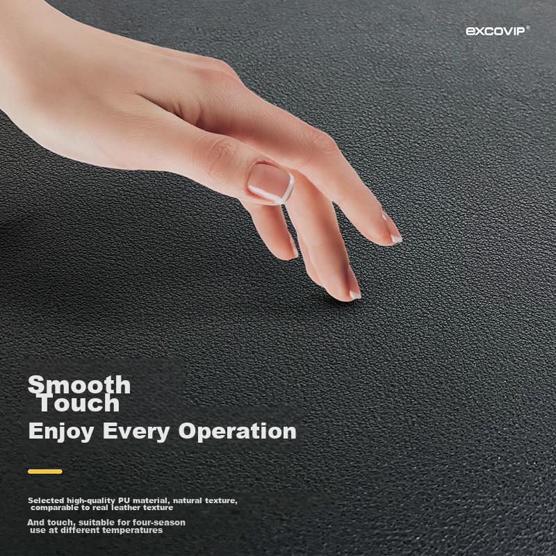 90x45 Mouse Pad, Extra Large Desk Mat, Waterproof Leather Desk Pad, Computer Mat, Keyboard Leather Tablecloth, Double-Sided Mat, Black 3764