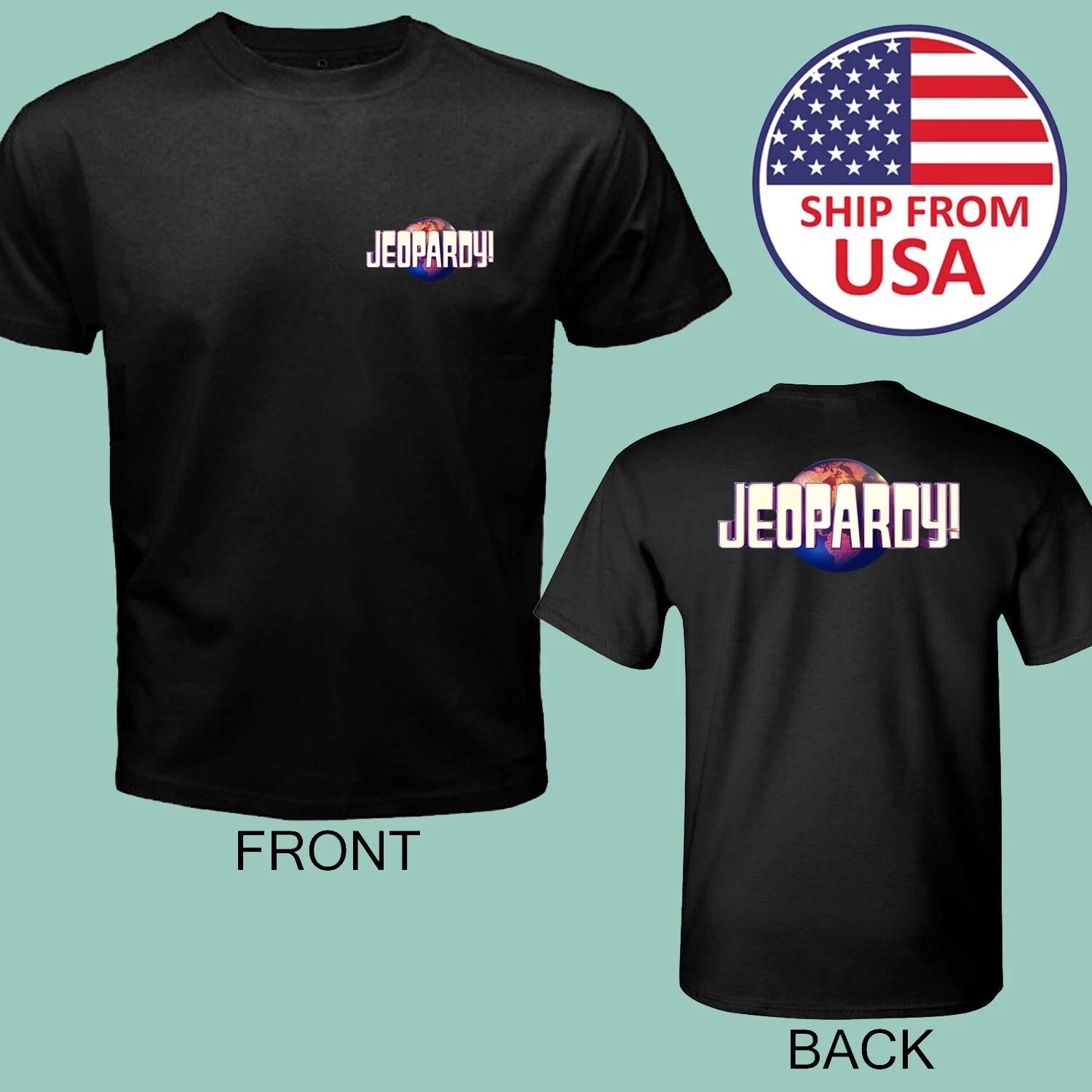 Jeopardy TV Game Show Men s Black Size S to 5XL M