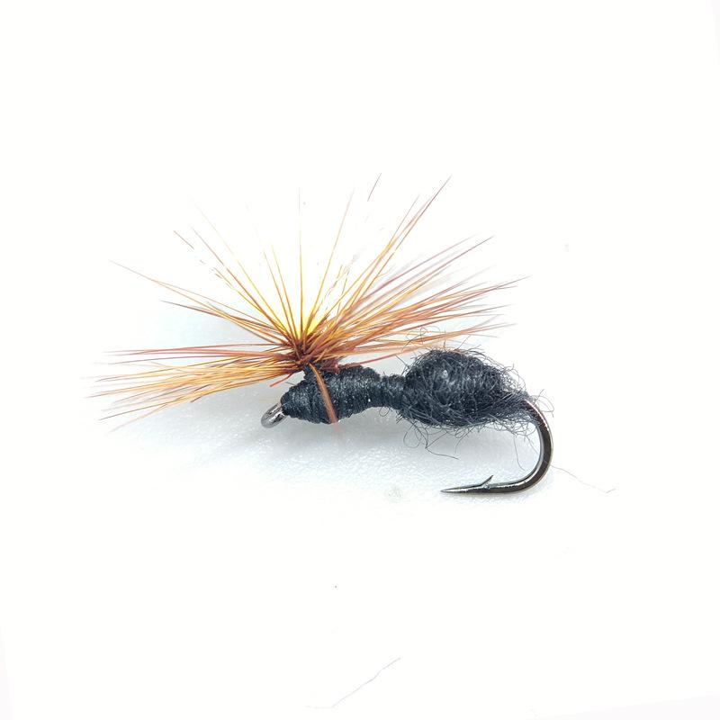 Parachute Ant WY411 Fly Fishing Lure - White Egret Dry Fly Artificial Bait