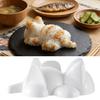 1/3/5Pcs Rice Ball Mold Food Grade Material Cat Shape Lying Flat Design Sushi Mold Easy Press Rice Ball Maker Kitchen Tool