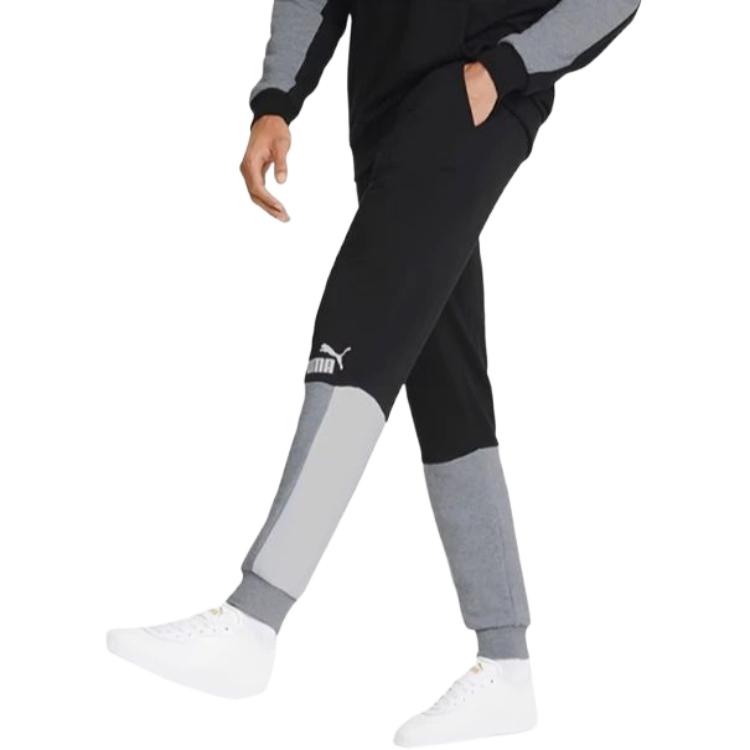 Puma Fashionable Comfortable Versatile Skin-Friendly Tapered Mid-Waist Knitted Sports Pants Men Bottoms 849537-01