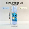 1PC Dinosaur Cartoon Pattern 750ml Color Plastic Sports Water Bottle Leakproof Flip Straw Lid Suitable for Sports Office Home Use