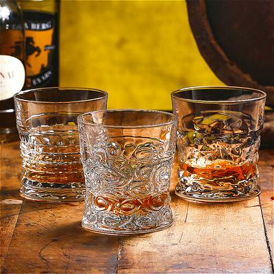 10.3oz 300ml Whiskeyglas im europäischen Stil Transparentes Trinkglas Cocktail-Brandy-Tassen Barwerkzeug Geeignet zum Verschenken