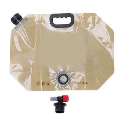 Camping Water Container PE 8L Portable Foldable Water Bag Storage Container with Faucet for Hiking Riding Outdoor Sport