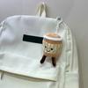 Creative Milk Tea Cup Bag Hanging Ornament Keyring Cute Plush Toy Doll Surprise Gift Backpack Pendant Charms
