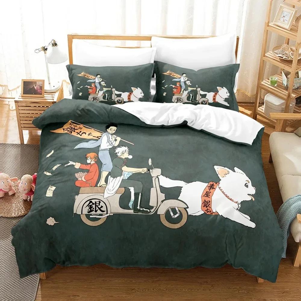 

Fashion 3D Gin Tama Bedding Sets Duvet Cover Set With Pillowcase Twin Full Queen King Bedclothes Bed Linen Home Textile 70x133cm