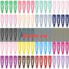 Colorful Shiny Hair Clips for Kids – Water Drop BB Hairpins for Bangs and Flyaways