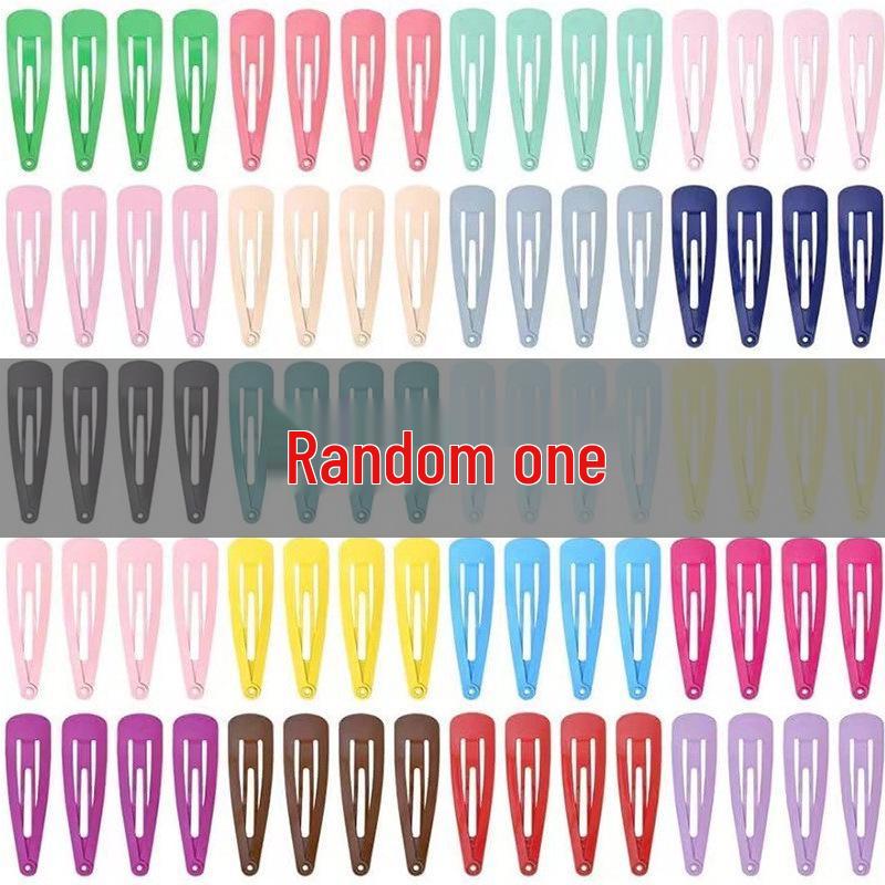 Colorful Shiny Hair Clips for Kids – Water Drop BB Hairpins for Bangs and Flyaways
