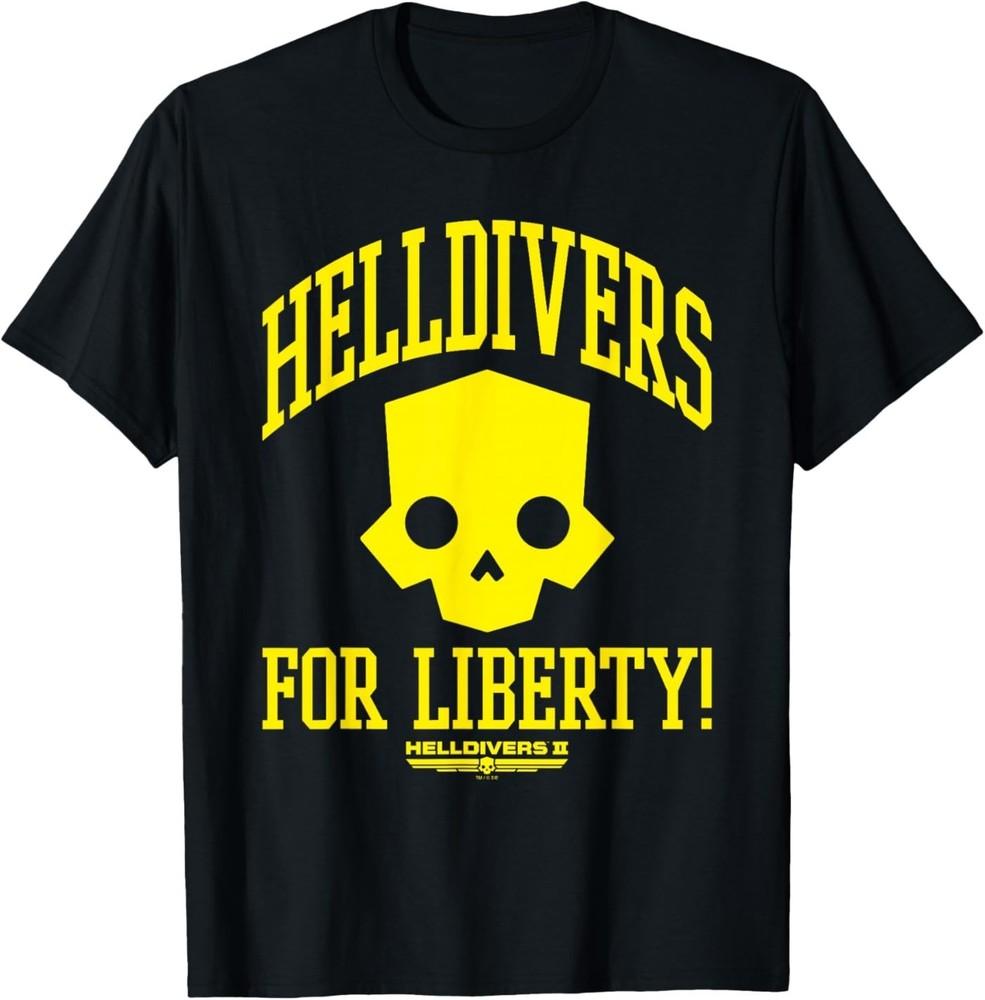 Helldivers 2 Sony PlayStation Video Game for Liberty! Icon Unisex T-Shirt
