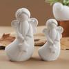 2Pcs Angel Silicone Moulds Diy Handmade Angel Plaster Resin Moulds With Heart Star Designs 3D Angel Decorative Sculptures Craft