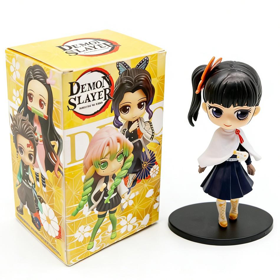 8pcs/set Anime Demon Slayer Kamado Nezuko Kamado Tanjuurou Battle Version Action Figure Collectible Models Toys 13cm