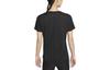 Nike T Shirts Women's Black Crew Neck Moderate Straight Fit DD0639-010