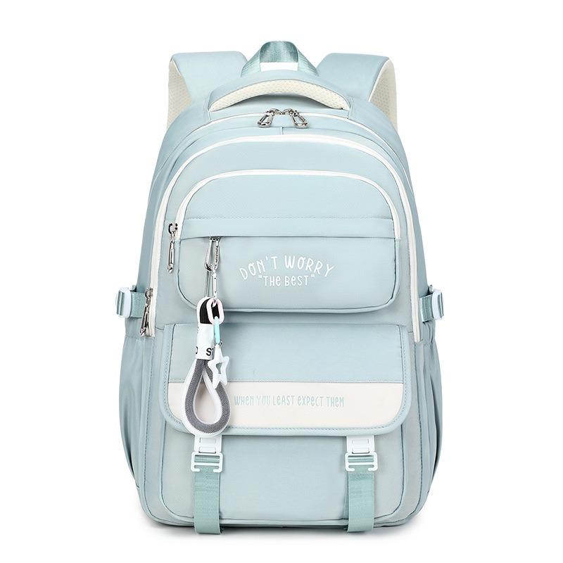 2025 Summer New High School Student Book Bag Sturdy Oxford Wear-resistant Teenager Girl School Bag Lightweight Large Capacity College Student Backpack