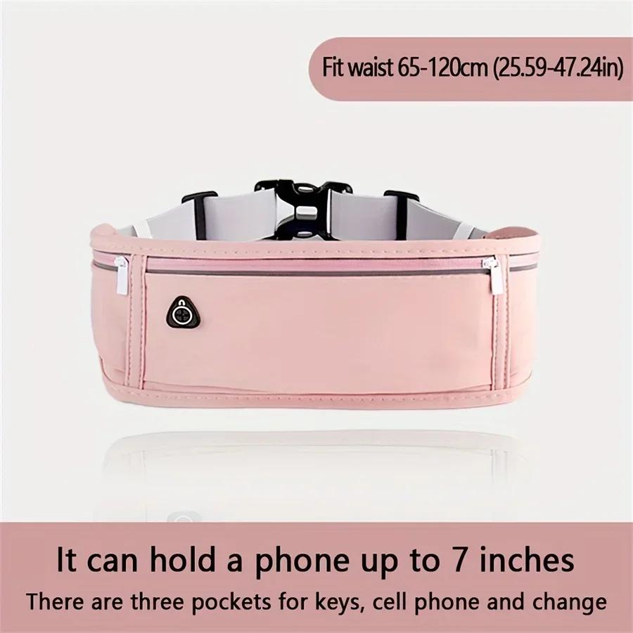 Professional Running Waist Bag Sports Belt Pouch Mobile Phone Case Men Women Hidden Pouch Gym SportsBags Running Belt Waist Pack