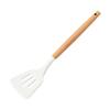 High-Temperature Resistant Wooden Handle Silicone Spatula, Non-Stick, Ideal for Stir-Frying and Daily Cooking