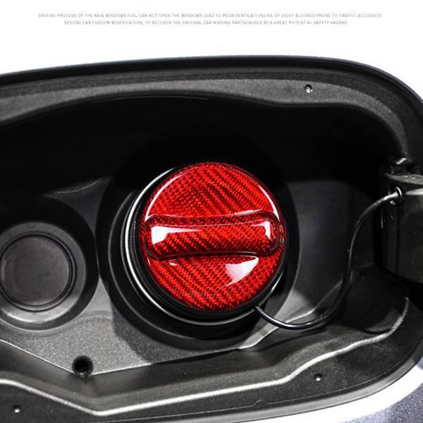Mercedes-AMG G-Wagen Dry Carbon Fiber Fuel Tank Cap Sticker for Interior/Exterior Modification.