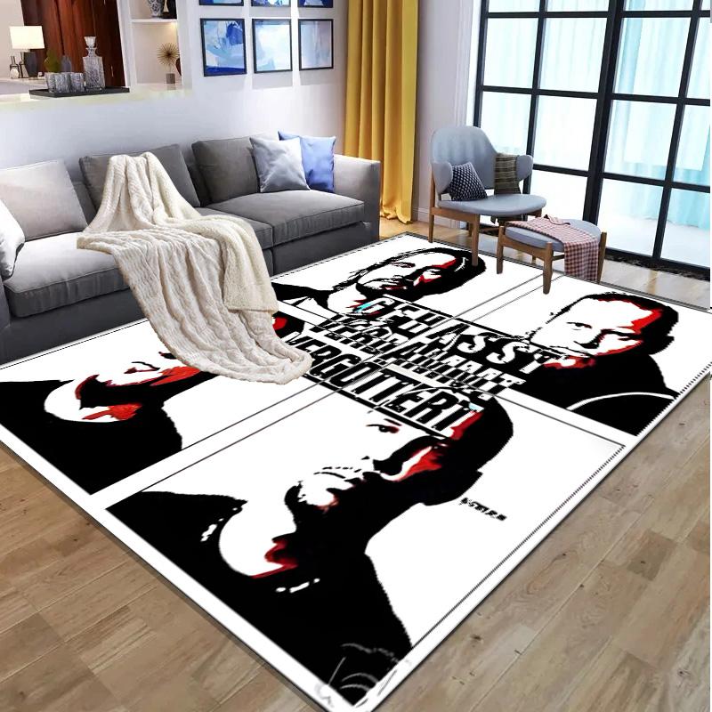 Bohse Onkelz Muster Teppich, Innen-/Außenteppich, für Picknick, Spielzimmer, Schlafzimmer, Büro, Wohnzimmer, Heimdeko Teppich, Geburtstagsgeschenk