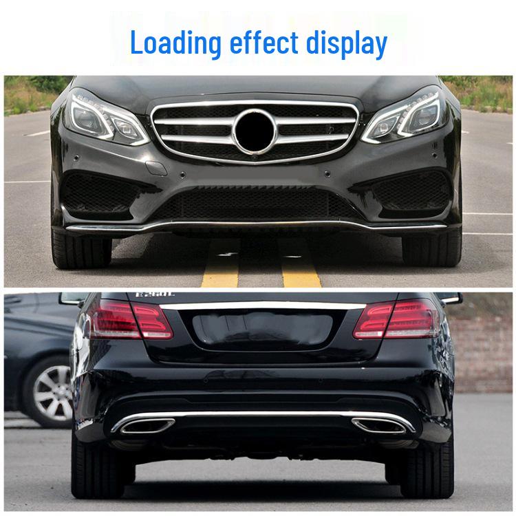 Mercedes-Benz E-Class Front Bumper Chrome Decorative Strip