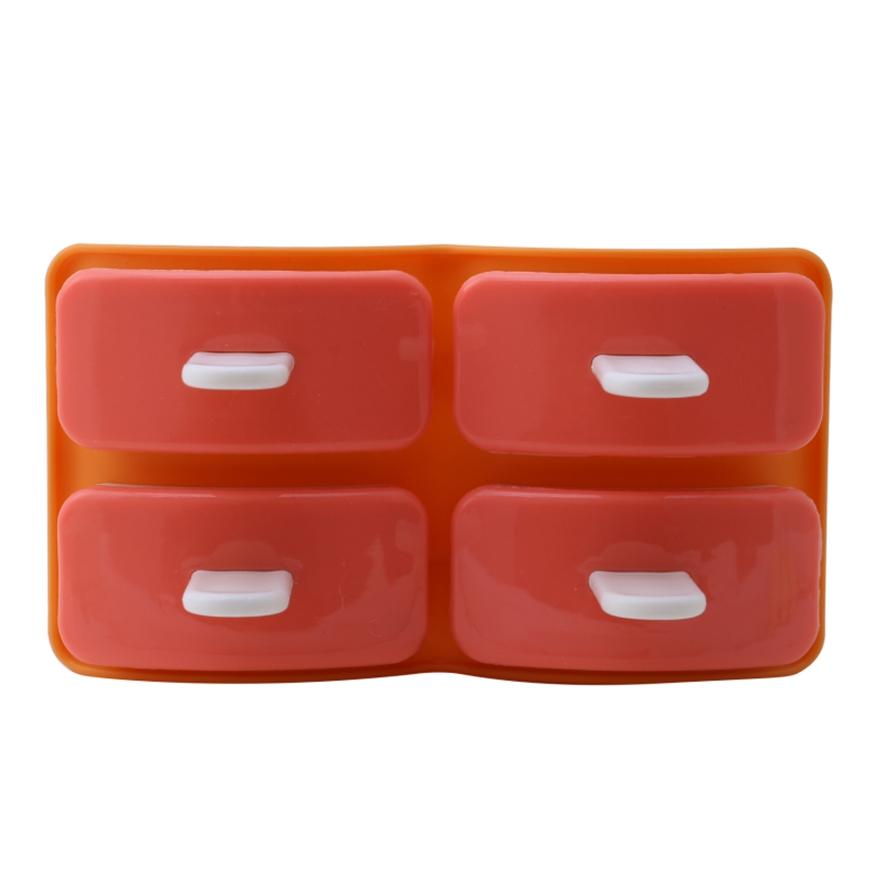 Formă pentru gheață pentru desene animate. Formă pentru gheață cu patru grupuri de fructe