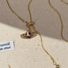 Empress Dowager Cixi Pearl Pendant Necklace - Women's 2025 Autumn/Winter Adjustable Sweater Chain, High-End Accessory