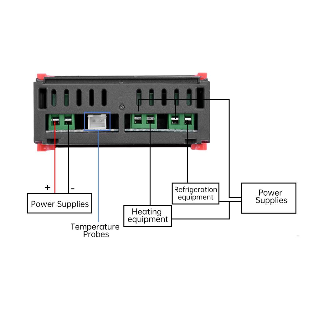 STC-1000 LED Digital Temperature Controller Temperature Regulator Thermostat Incubator 12V 24V 110V 220V