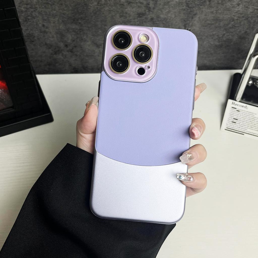 Napa Gemustertes Apple 15promax Handyhülle, Geeignet für IPhone14 Patchwork Furnier 13 Kristalllinsen Schutzhülle