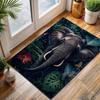 1PC Rainforest Elephant Carpet for Living Room Bedroom Bedside Floor Mat Sofa Table Area Rugs Home Decor Luxury Gifts