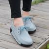 Eleganti Scarpe Casual da Donna in Macramè con Zeppa alla Moda Scarpe con Plateau Vera Pelle Scarpe da Mamma Mocassini da Passeggio