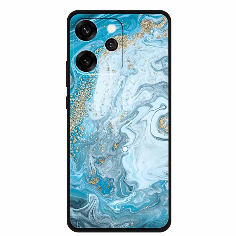 For Oppo Reno15 Phone Case TPU Soft Silicone Tech Style Case for Oppo Reno 15 Flower Heart-shaped Protector Cover PLW110 Coque