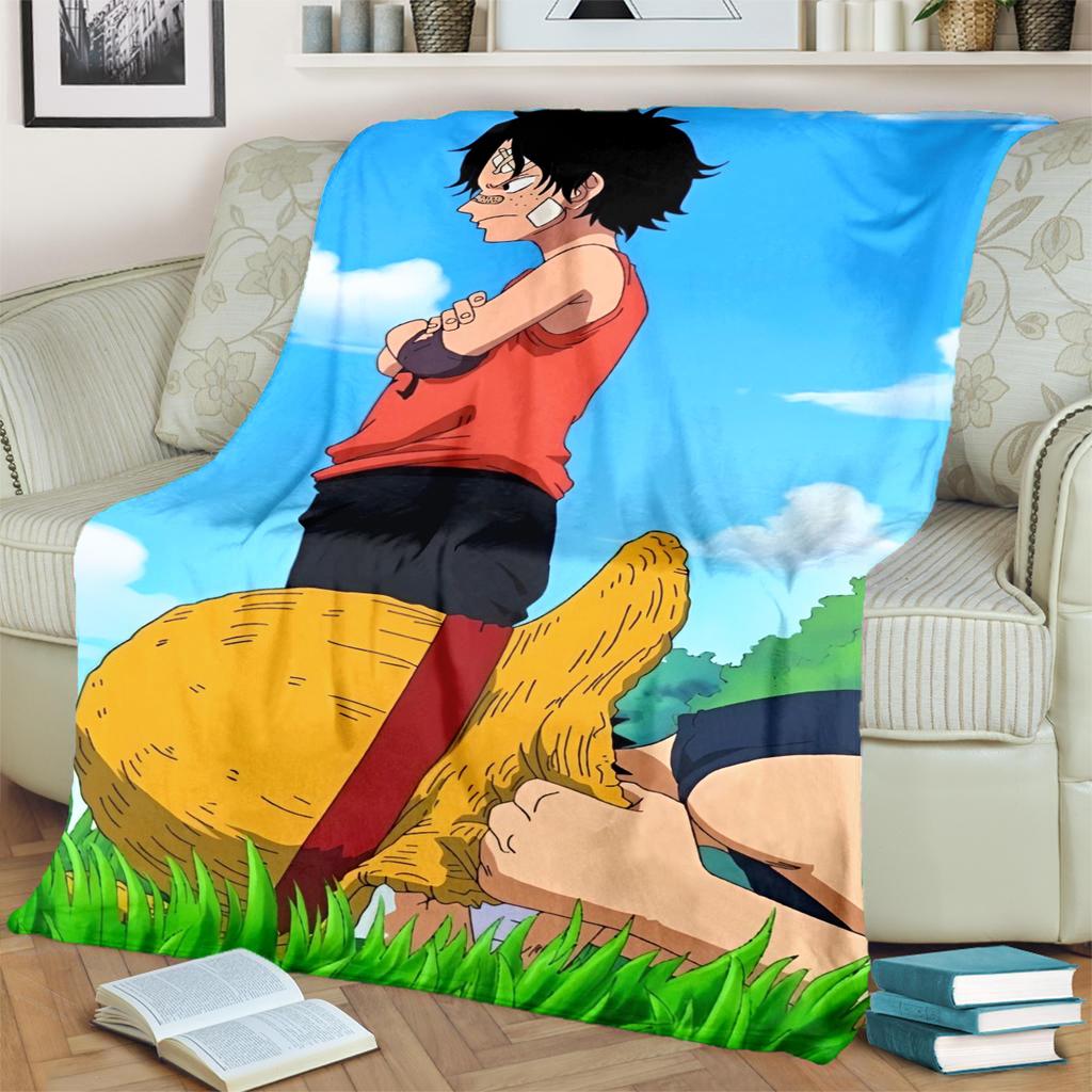 Cozy "ONE PIECE" Flannel Throw for Sofa, Bed, Bedroom, Picnic, Travel and Home