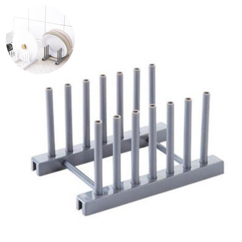 Складная бамбуковая сушилка для посуды 816 отделений держатель сушилка для столовых приборов держатель для тарелок деревянная сушилка для посуды 1390₽