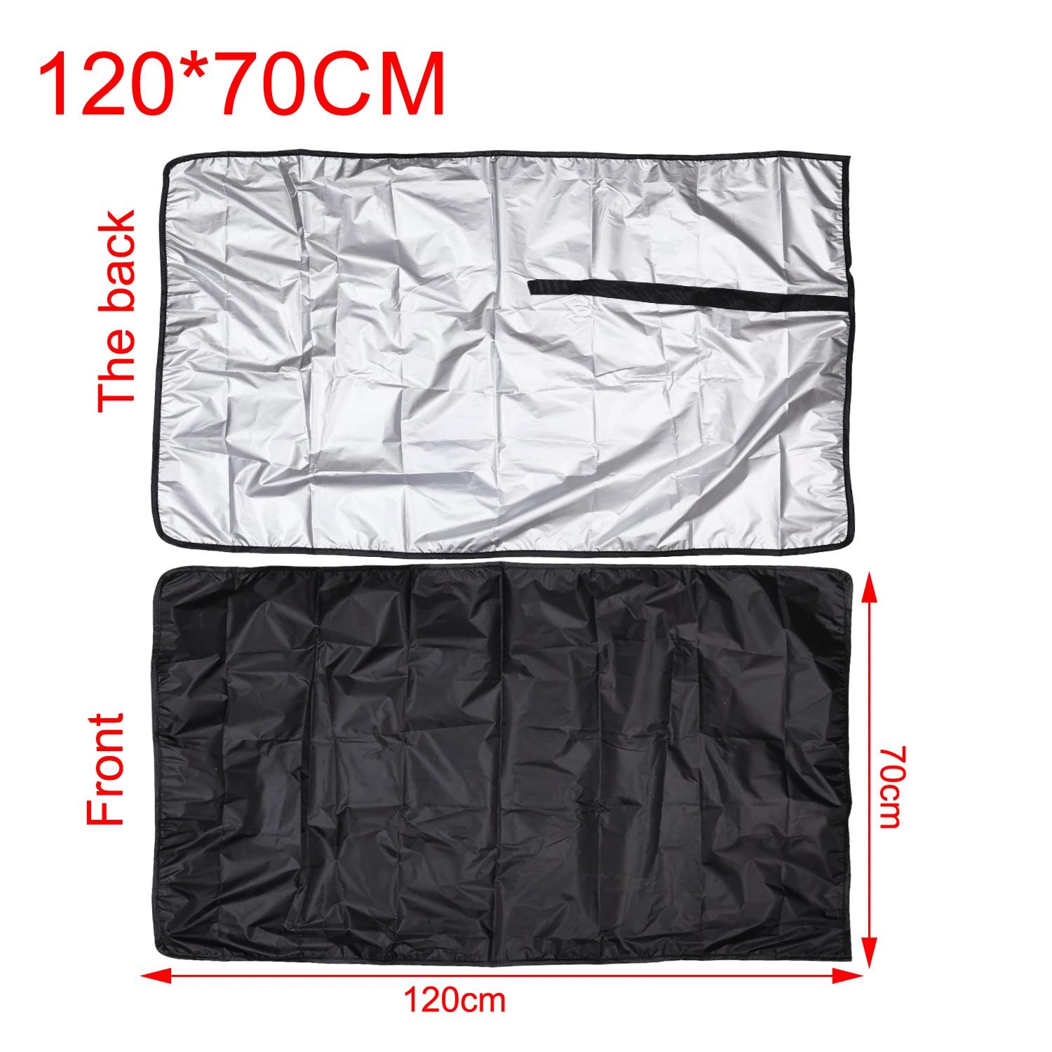 

Universal Car Trunk Mat Waterproof Dustproof Polyester Fiber Cargo Liner Luggage Anti Dirty Pad Vehicle Accessories 120x70cm чёрный