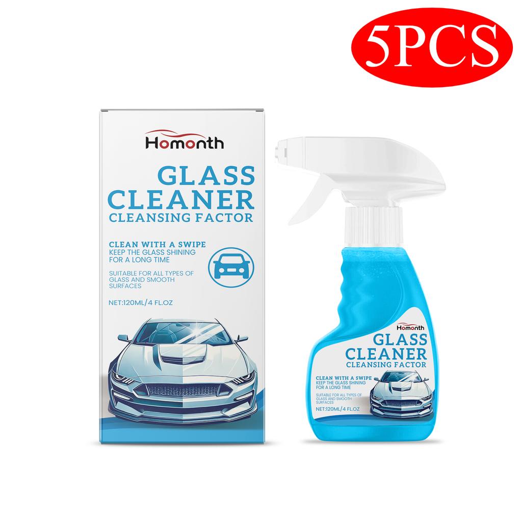 Car Glass Oil Film Remover Auto Windshield Hydrophobic Coating Spray Stain Remover Agent Glass Polishing Clear Auto Detailing