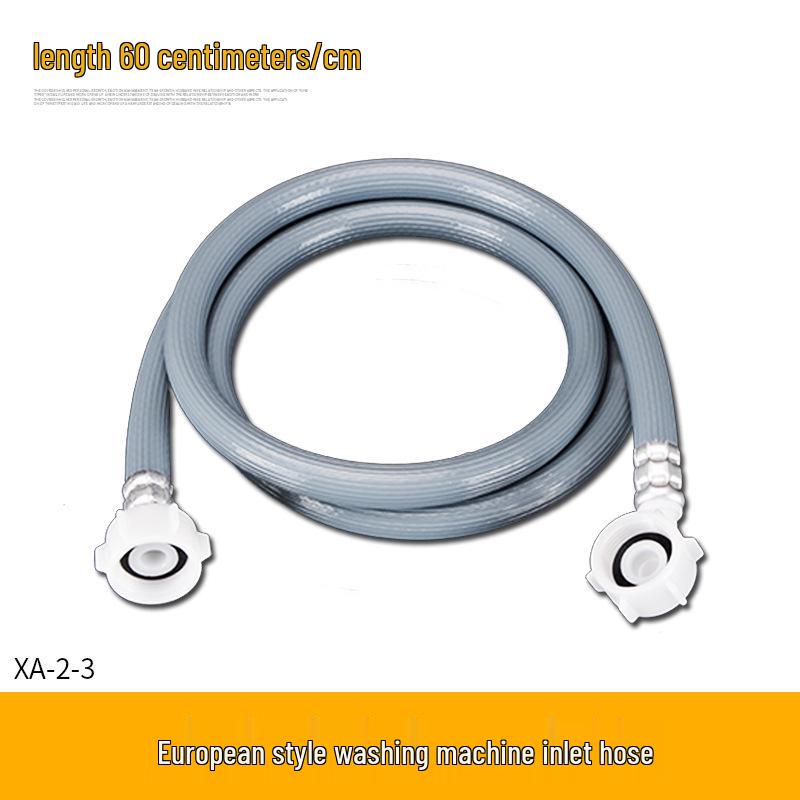 

European Style Automatic Washing Machine Water Inlet Hose - 6-Point Thread Interface